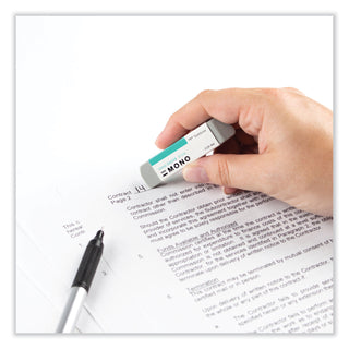 Tombow® Mono® Sand Eraser, For Pencil/Ink Marks, Rectangular Block, Small, White (TOM57304)