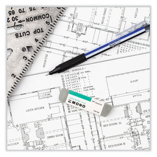 Tombow® Mono® Sand Eraser, For Pencil/Ink Marks, Rectangular Block, Small, White (TOM57304)