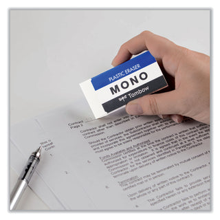 Tombow® Mono® Eraser, For Pencil Marks, Rectangular Block, Jumbo, White (TOM57332)