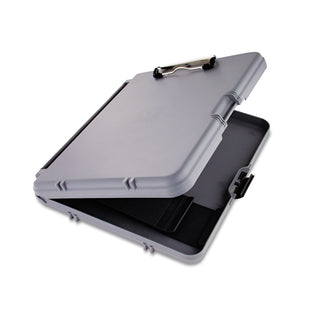 Saunders WorkMate Storage Clipboard, 1/2" Capacity, Holds 8 1/2w x 12h, Charcoal/Gray (SAU00470)