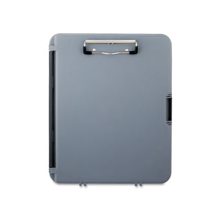 Saunders WorkMate Storage Clipboard, 1/2" Capacity, Holds 8 1/2w x 12h, Charcoal/Gray (SAU00470)