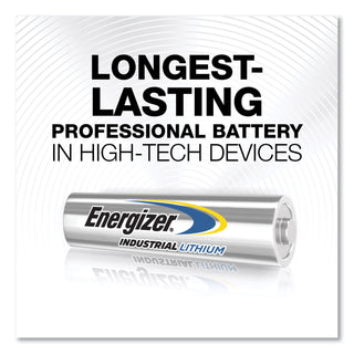 Energizer® Industrial Lithium AAA Battery, 1.5 V, 4/Pack, 6 Packs/Box (EVELN92BX)