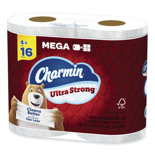 Charmin® Ultra Strong Bathroom Tissue, Septic Safe, 2-Ply, White, 264 Sheet/Roll, 4/Pack (PGC08816PK) (PGC08816PK)