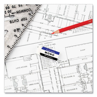 Tombow® Mono® Eraser, For Pencil Marks, Rectangular Block, Small, White (TOM57320)