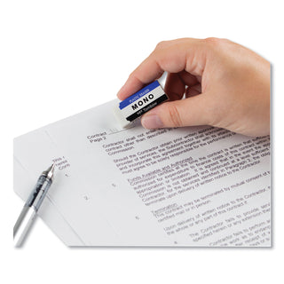 Tombow® Mono® Eraser, For Pencil Marks, Rectangular Block, Small, White (TOM57320)