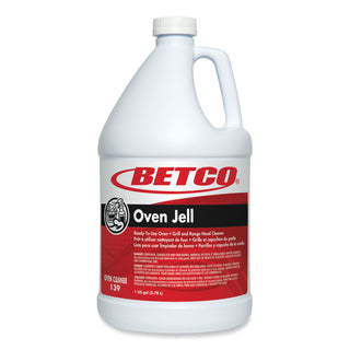 Betco® Oven Jell Cleaner, Lemon Scent, 1 gal Bottle, 4/Carton (BET1390400)