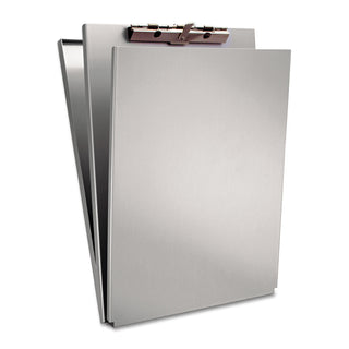 Saunders A-Holder Aluminum Form Holder, 1/2" Clip Capacity, Holds 8.5 x 12 Sheets, Silver (SAU10017)