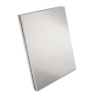 Saunders Snapak Aluminum Side-Open Forms Folder, 1/2" Clip, 8 1/2 x 12 Sheets, Silver (SAU10517)