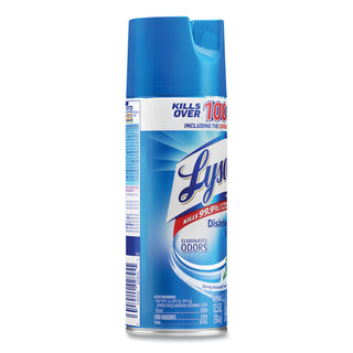 LYSOL® Brand Disinfectant Spray, Spring Waterfall Scent, 12.5 oz Aerosol, 12/Carton (REC02845)