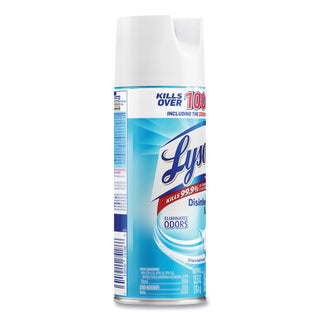 LYSOL® Brand Linen Disinfectant Spray - Spray - 12.50 oz (0.78 lb) - Crisp Linen Scent - 12 / Carton - Clear (RAC74186CT)