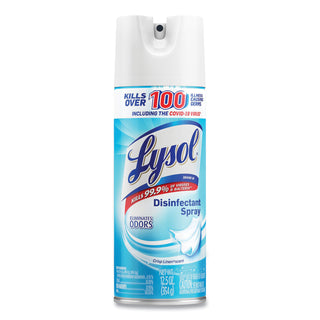 LYSOL® Brand Disinfectant Spray, Crisp Linen, 12 OZ (RAC74186EA)