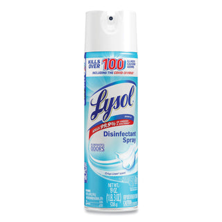 LYSOL® Brand Disinfectant Spray, Crisp Linen Scent, 19 oz Aerosol (RAC79329)