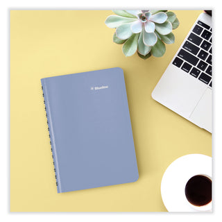Blueline® Academic Daily/Monthly Planner, 8 x 5, Blue Cover, 12-Month (Aug to July): 2025 to 2026 (REDCA201F02)