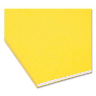 Smead™ Interior File Folders, 1/3-Cut Tabs, Letter Size, Yellow, 100/Box (SMD10271)