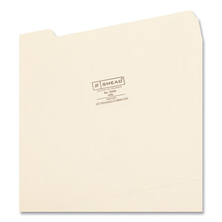 Smead™ Manila File Folders, 1/3-Cut Tabs, Letter Size, 100/Box (SMD10330)