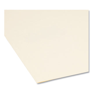 Smead™ Reinforced Tab Manila File Folders, 1/3-Cut Tabs, Letter Size, 11 pt. Manila, 100/Box (SMD10334)