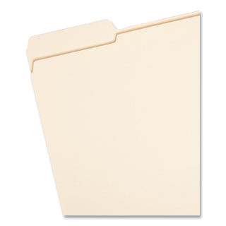 Smead™ Reinforced Tab Manila File Folders, 1/3-Cut Tabs, Left Position, Letter Size, 11 pt. Manila, 100/Box (SMD10335)
