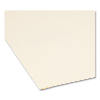 Smead™ Reinforced Tab Manila File Folders, 1/3-Cut Tabs, Left Position, Letter Size, 11 pt. Manila, 100/Box (SMD10335)