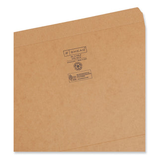 Smead™ Heavyweight Kraft File Folders, Straight Tab, Letter Size, 11 pt. Kraft, 100/Box (SMD10710)