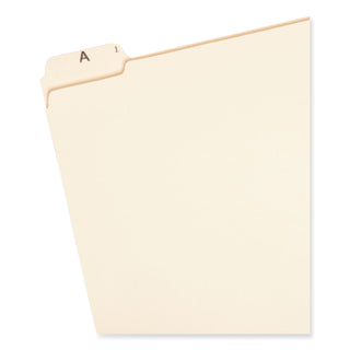 Smead™ Indexed File Folder Sets, 1/5-Cut Tabs, A-Z, Letter Size, Manila, 25/Set (SMD11777)