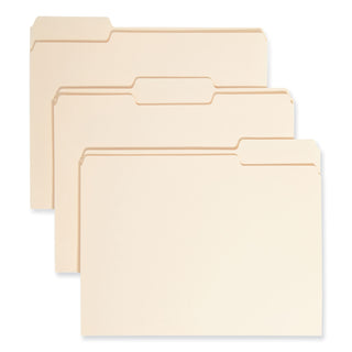 Smead™ Manila File Folders, 1/3-Cut Tabs, Letter Size, 24/Pack (SMD11928)