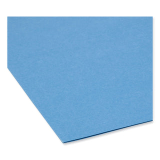 Smead™ Reinforced Top Tab Colored File Folders, Straight Tab, Letter Size, Blue, 100/Box (SMD12010)