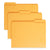 Smead™ Reinforced Top Tab Colored File Folders, 1/3-Cut Tabs, Letter Size, Goldenrod, 100/Box (SMD12234)