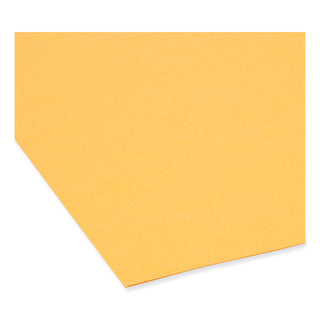 Smead™ Reinforced Top Tab Colored File Folders, 1/3-Cut Tabs, Letter Size, Goldenrod, 100/Box (SMD12234)