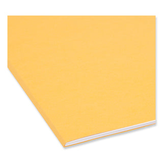 Smead™ Reinforced Top Tab Colored File Folders, 1/3-Cut Tabs, Letter Size, Goldenrod, 100/Box (SMD12234)
