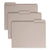 Smead™ Reinforced Top Tab Colored File Folders, 1/3-Cut Tabs, Letter Size, Gray, 100/Box (SMD12334)
