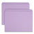 Smead™ Reinforced Top Tab Colored File Folders, Straight Tab, Letter Size, Lavender, 100/Box (SMD12410)