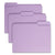 Smead™ Colored File Folders, 1/3-Cut Tabs, Letter Size, Lavender, 100/Box (SMD12443)