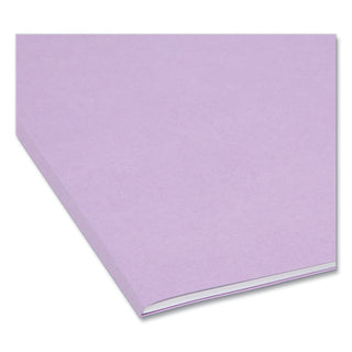 Smead™ Colored File Folders, 1/3-Cut Tabs, Letter Size, Lavender, 100/Box (SMD12443)