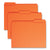 Smead™ Reinforced Top Tab Colored File Folders, 1/3-Cut Tabs, Letter Size, Orange, 100/Box (SMD12534)