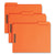 Smead™ Top Tab Colored 2-Fastener Folders, 1/3-Cut Tabs, Letter Size, Orange, 50/Box (SMD12540)