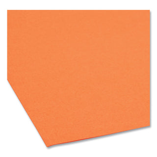 Smead™ Top Tab Colored 2-Fastener Folders, 1/3-Cut Tabs, Letter Size, Orange, 50/Box (SMD12540)