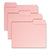 Smead™ Colored File Folders, 1/3-Cut Tabs, Letter Size, Pink, 100/Box (SMD12643)