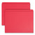 Smead™ Reinforced Top Tab Colored File Folders, Straight Tab, Letter Size, Red, 100/Box (SMD12710)