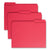 Smead™ Reinforced Top Tab Colored File Folders, 1/3-Cut Tabs, Letter Size, Red, 100/Box (SMD12734)