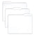 Smead™ Reinforced Top Tab Colored File Folders, 1/3-Cut Tabs, Letter Size, White, 100/Box (SMD12834)