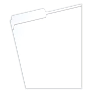 Smead™ Reinforced Top Tab Colored File Folders, 1/3-Cut Tabs, Letter Size, White, 100/Box (SMD12834)