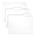 Smead™ Colored File Folders, 1/3-Cut Tabs, Letter Size, White, 100/Box (SMD12843)