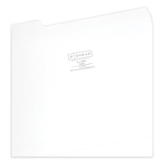 Smead™ Colored File Folders, 1/3-Cut Tabs, Letter Size, White, 100/Box (SMD12843)