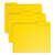 Smead™ Reinforced Top Tab Colored File Folders, 1/3-Cut Tabs, Letter Size, Yellow, 100/Box (SMD12934)