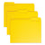 Smead™ Colored File Folders, 1/3-Cut Tabs, Letter Size, Yellow, 100/Box (SMD12943)