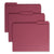 Smead™ Reinforced Top Tab Colored File Folders, 1/3-Cut Tabs, Letter Size, Maroon, 100/Box (SMD13084)