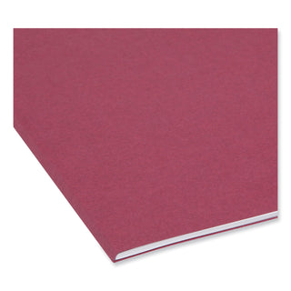 Smead™ Colored File Folders, 1/3-Cut Tabs, Letter Size, Maroon, 100/Box (SMD13093)