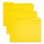 Smead™ Interior File Folders, 1/3-Cut Tabs, Letter Size, Yellow, 100/Box (SMD10271)