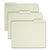 Smead™ Expanding Recycled Heavy Pressboard Folders, 1/3-Cut Tabs, 1" Expansion, Letter Size, Gray-Green, 25/Box (SMD13230)
