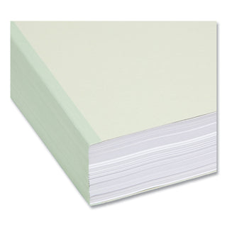 Smead™ Expanding Recycled Heavy Pressboard Folders, 1/3-Cut Tabs, 2" Expansion, Letter Size, Gray-Green, 25/Box (SMD13234)